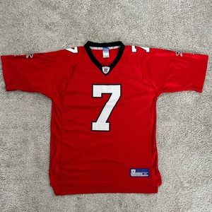 Michael Vick Atlanta Falcons Jersey Reebok Medium RED 2001 Rookie Year vintage